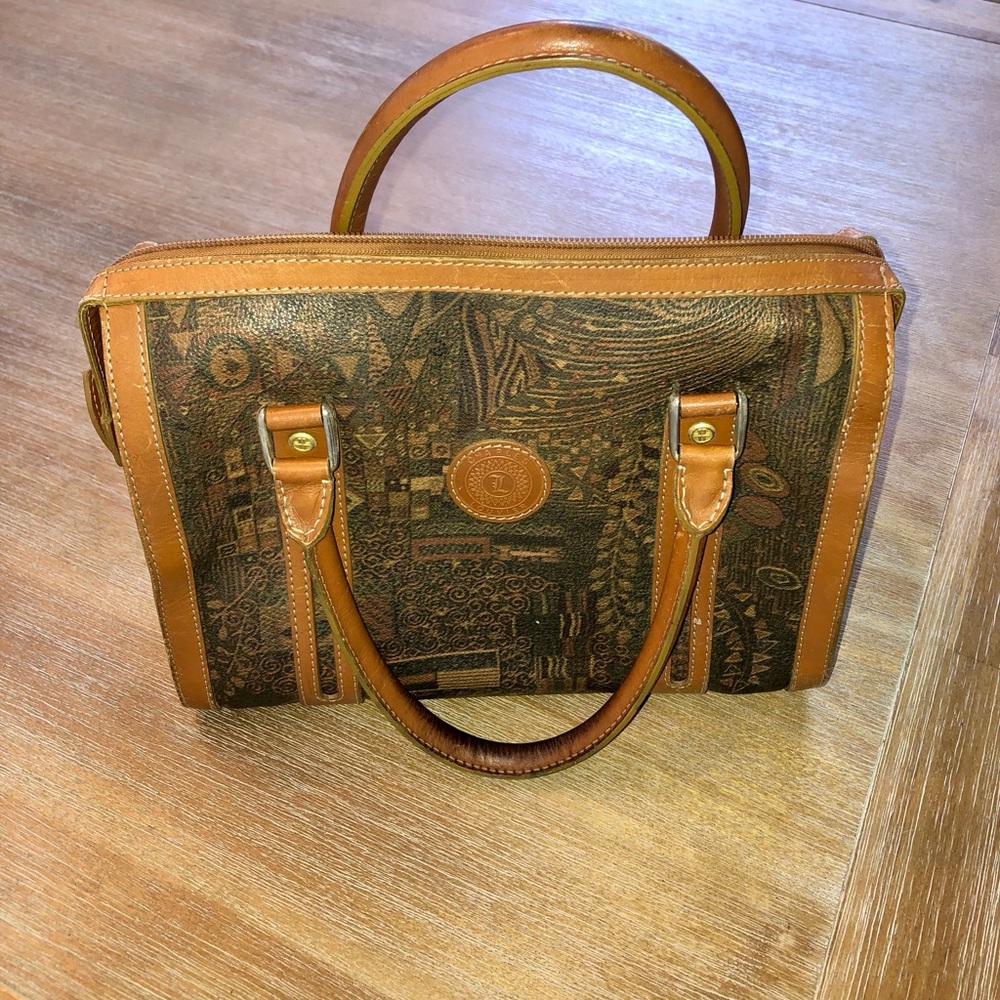 vintage charles louvier paris satchel handbag UNISEX